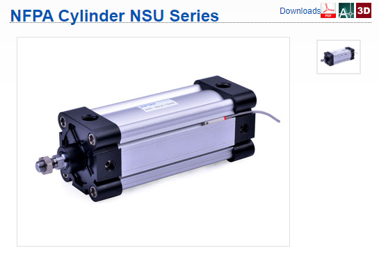 AIRTAC NFPA CYLINDER NSU SERIES CATALOG STANDARD CYLINDER